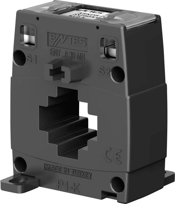 ENTES ENT.A30 300/5 ENT.A30 300/5 priključni strujni transformator Primarna struja 300 A Sekundarna struja 5 A  Ø provoda vodiča:20 mm vijčano pričvršćivanje 1 St.
