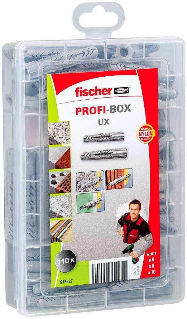 Fischer 518527 PROFI-BOX UX / UX-R asortiman tipli   1 Set
