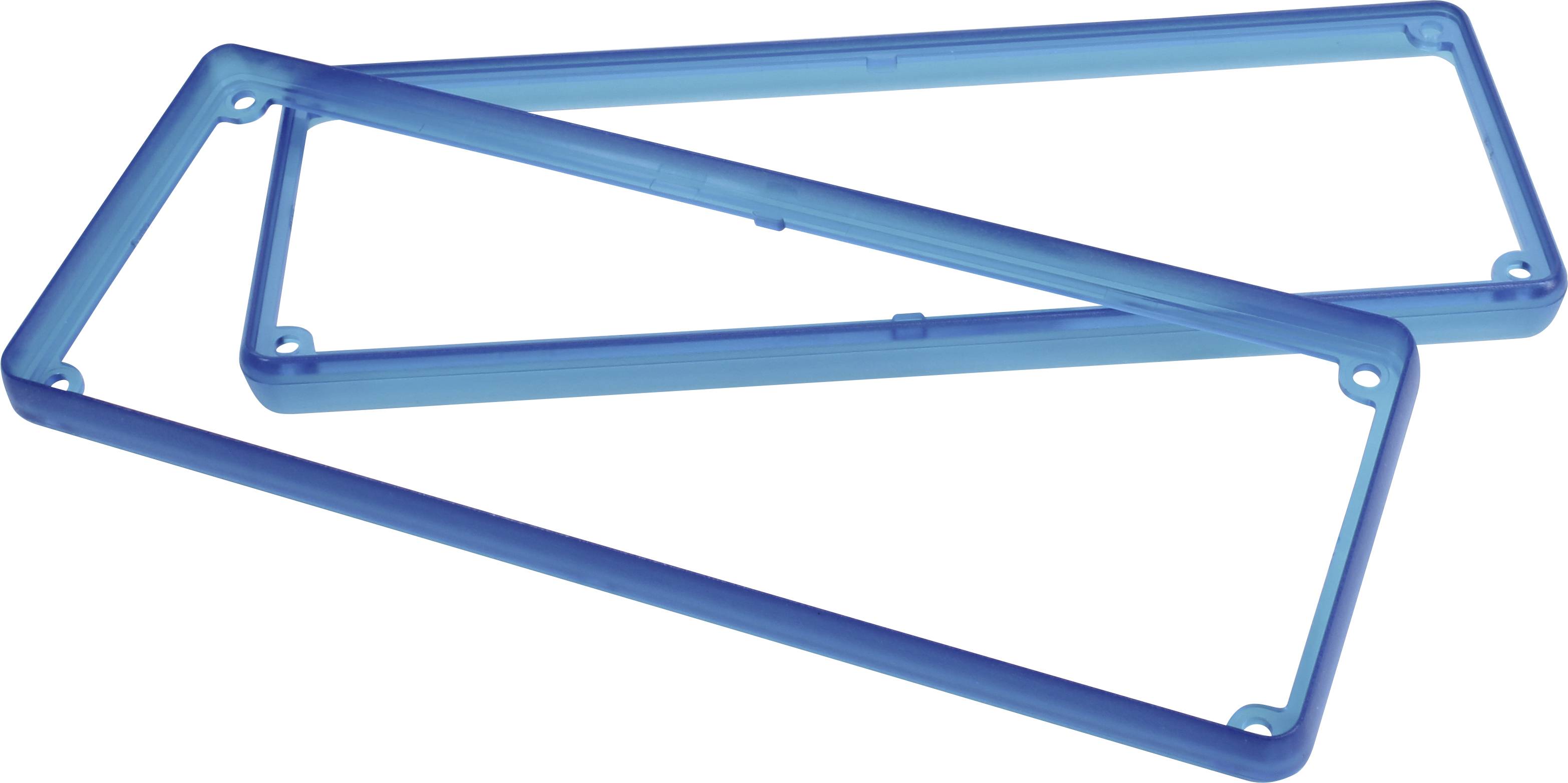 Hammond Electronics 1455UBTBU Lenskap ABS Blauw (transparant) (l x b x h) 196 x 71 x 11.60 mm 2 stuk(s)