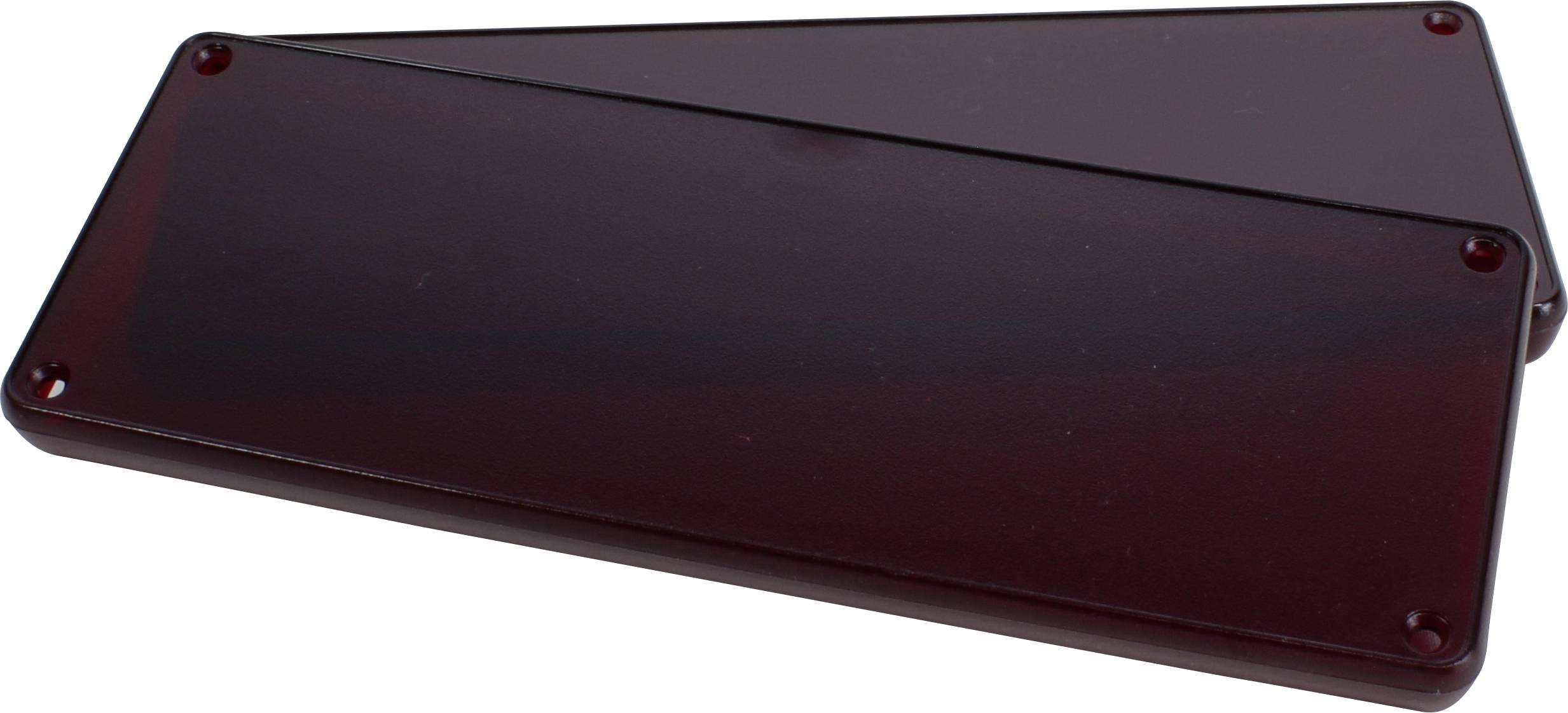 Hammond Electronics 1455UPLTRD Frontframe ABS Rood (transparant) (l x b x h) 196 x 71 x 11.60 mm 2 stuk(s)