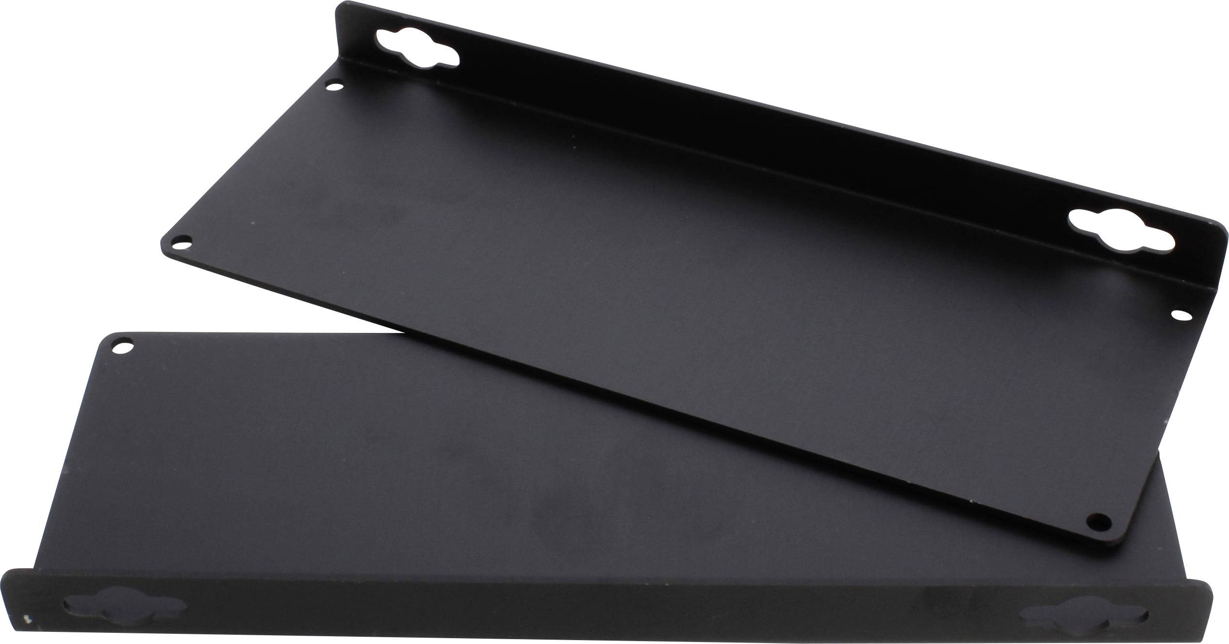 Hammond Electronics 1455UFBK End plate Aluminium Zwart (geëloxeerd) (l x b x h) 191 x 66 x 17 mm 2 stuk(s)