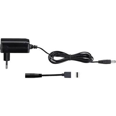 Crni mrežni adapter s priključkom i kabelom, korišten za napajanje elektroničkih uređaja.