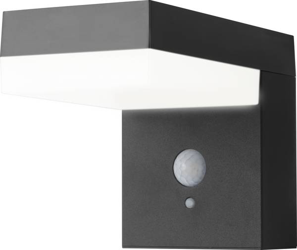 Sygonix  SY-4715526 vanjska solarna zidna lampa s detektorom pokreta  SMD LED  6 W crna