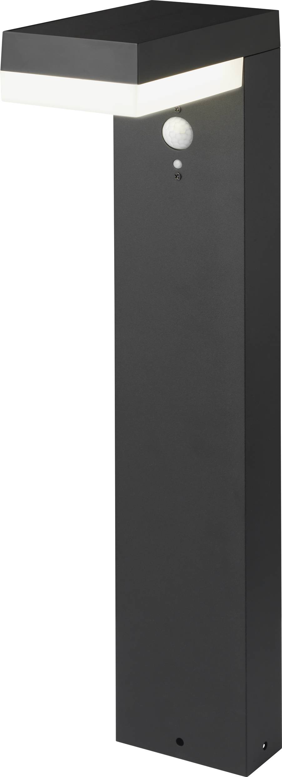 Sygonix SY-4715528 Staande lamp op zonne-energie met bewegingsmelder SMD LED 6 W Zwart