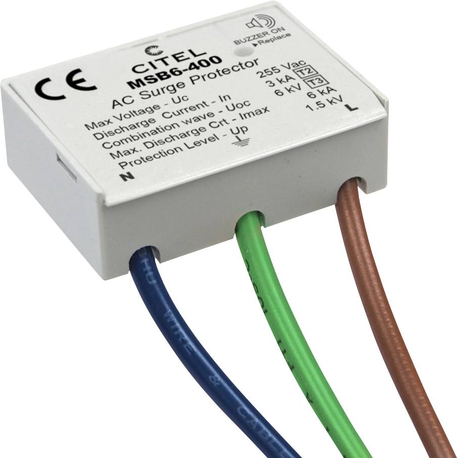 Citel 561302 MSB6-400 Overspanningsveilige module Overspanningsbeveiliging voor: Verdeeldoos 12 kA 1 stuk(s) afbeelding
