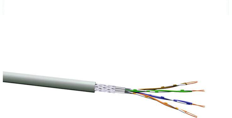 VOKA Kabelwerk 10307500 Netwerkkabel CAT 5e SF/UTP 4 x 2 x 0.205 mm² + 1 x 2 x 0.205 mm² Grijs (RAL 7035) 500 m