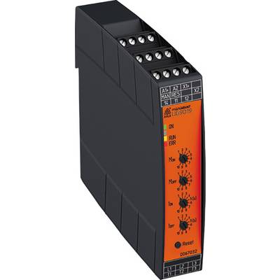 Elektronički upravljački uređaj s regulatorima i LED indikatorima. Posjeduje priključne stezaljke i pogodan je za industrijske primjene.