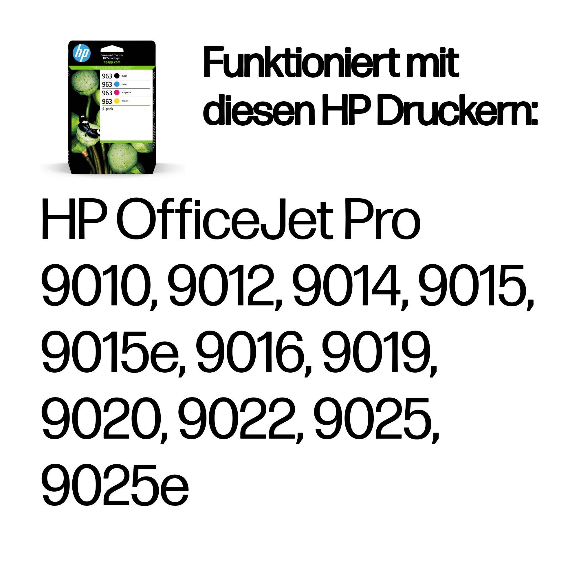 HP paket tintne kartuše koji odgovara OfficeJet Pro pisačima: 9010, 9012, 9014, 9015, 9015e, 9016, 9019, 9020, 9022, 9025, 9025e.