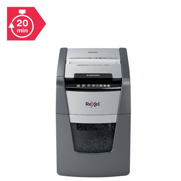 Rexel Optimum AutoFeed+ 100X uništavač dokumenata mikro rezanje 4 x 28 mm 34 l Broj stranica (maks.): 100 list Uništava -9