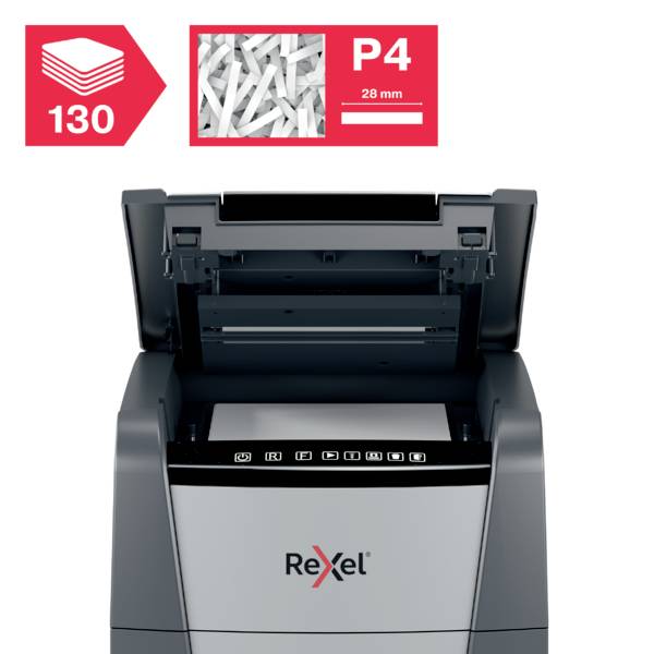 Rexel Optimum AutoFeed+ 130X uništavač dokumenata 130 list mikro rezanje 4 x 28 mm P-4 44 l Uništava također uredske spa-5