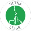 'Ultra Tiho' Simbol: Stilizirana glava s prstom na usnama, nagovješćuje mir ili tišinu.