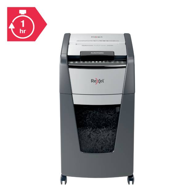 Rexel Optimum AutoFeed+ 300M uništavač dokumenata 300 list mikro rezanje 2 x 15 mm P-5 60 l Uništava također uredske spa-8