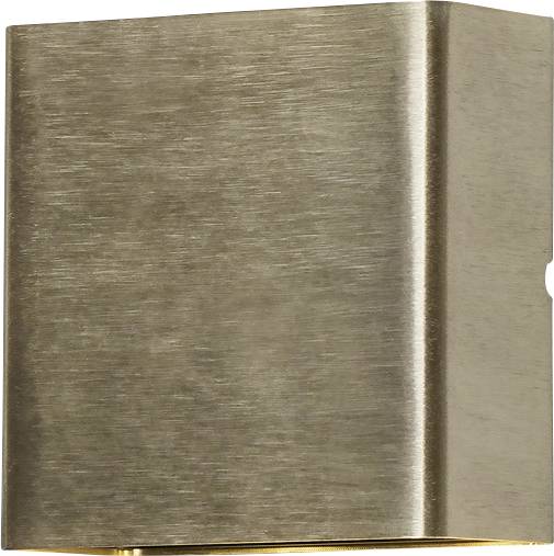 Konstsmide Chieri 2x2 7891-800 Buitenlamp (wand), Wandlamp Energielabel: F (A - G) 4 W Messing (geborsteld)