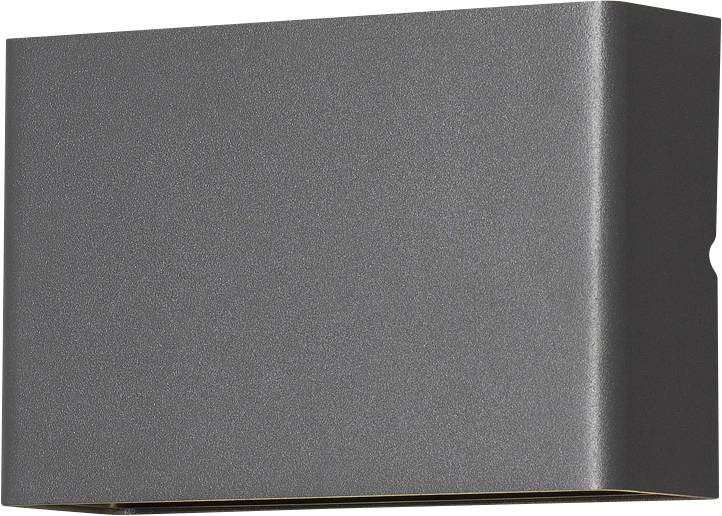 Konstsmide Chieri 2x4 7865-370 Buitenlamp (wand), Wandlamp Energielabel: F (A - G) LED LED vast ingebouwd 8 W Antraciet (mat)