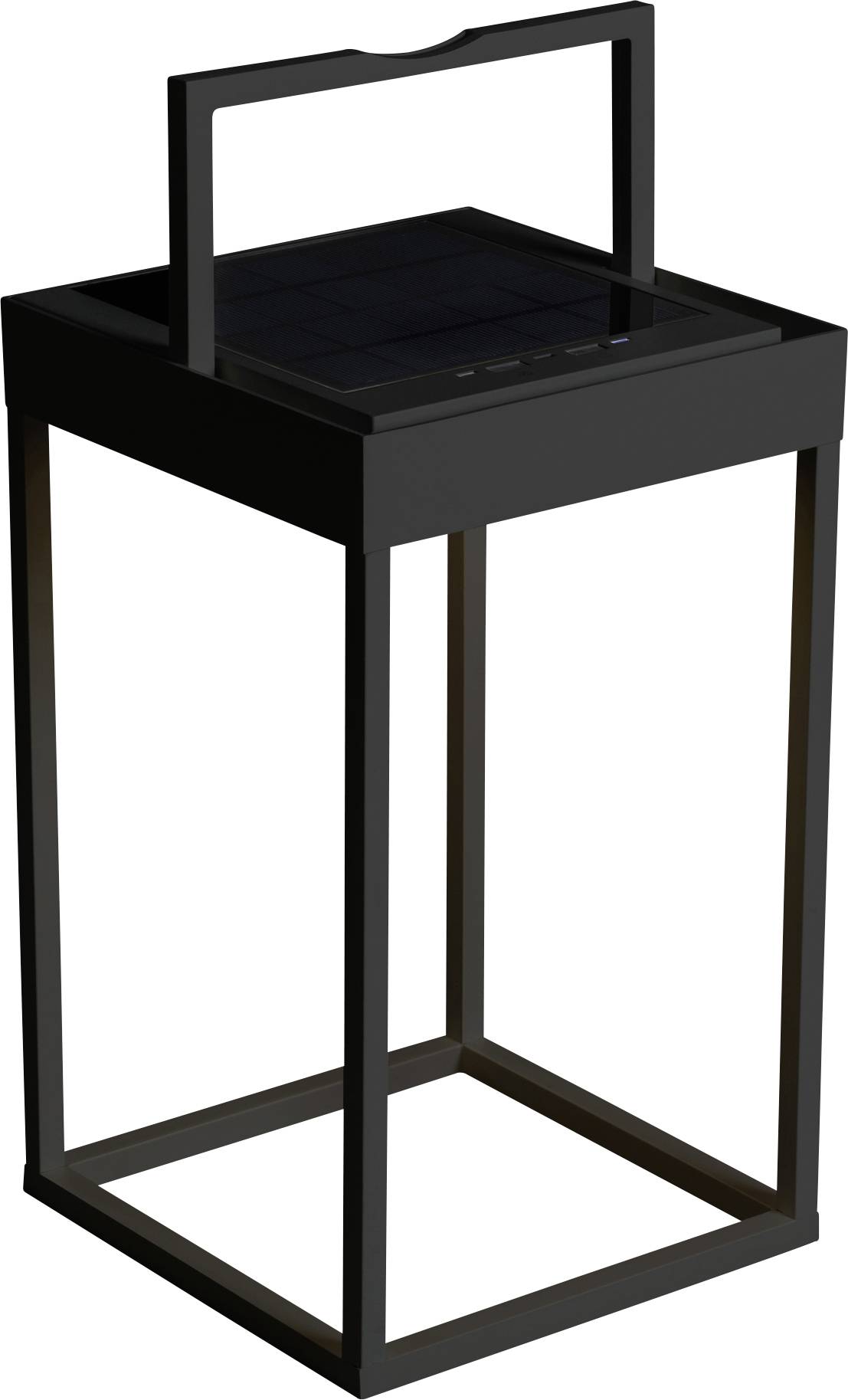 Konstsmide 7815-750 Portofino Decoratieve lamp op zonne-energie, USB-lamp LED LED vast ingebouwd 3.7 W Zwart