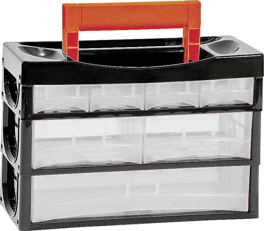 Alutec 66010 Assortimentskoffer Aantal vakken: 7 Inhoud 1 stuk(s) afbeelding