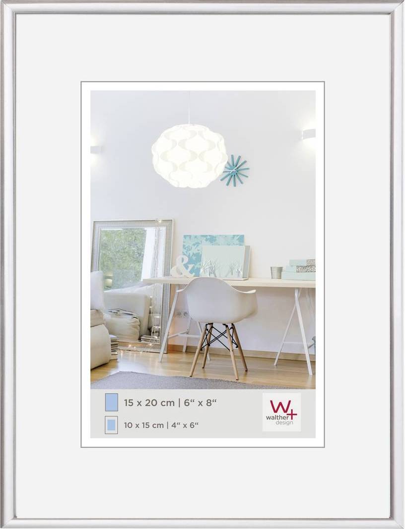 walther+ design KV520S Wissellijst Papierformaat: 20 x 15 cm (b x h) 20 cm x 15 cm Zilver