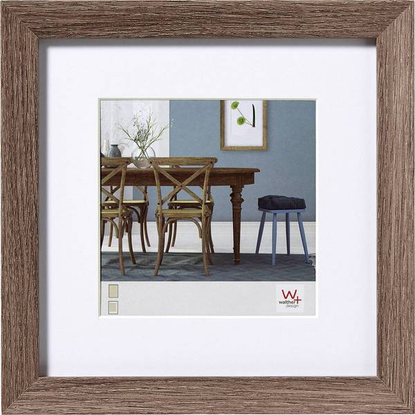 walther+ design EF440N izmjenjivi okvir za slike Format papira: 40 x 40 cm  drvo oraha