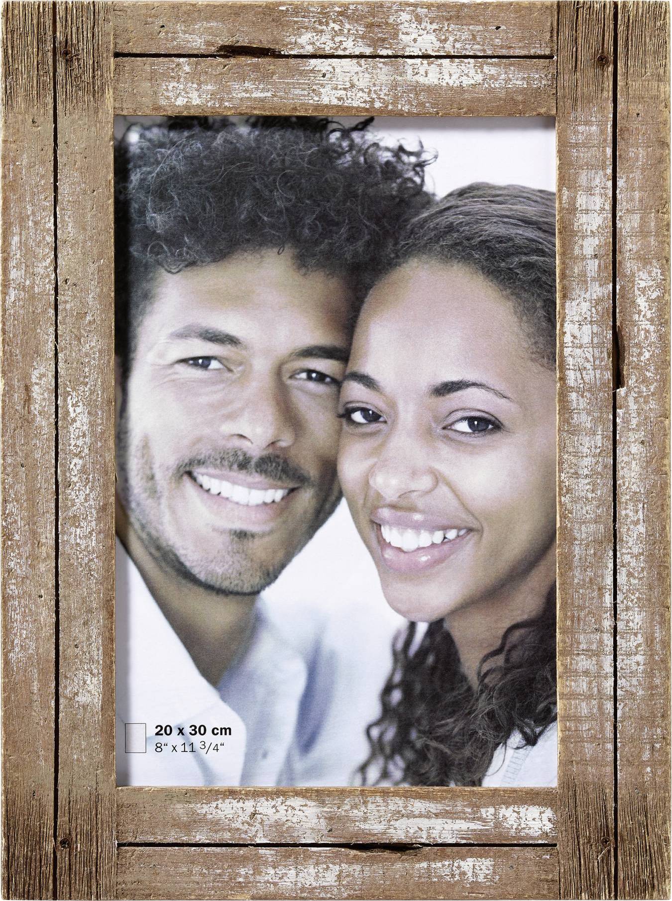 walther+ design YA030W Wissellijst Papierformaat: 20 x 30 cm (b x h x d) 27.5 x 37.5 x 1.0 cm Bruin, Wit