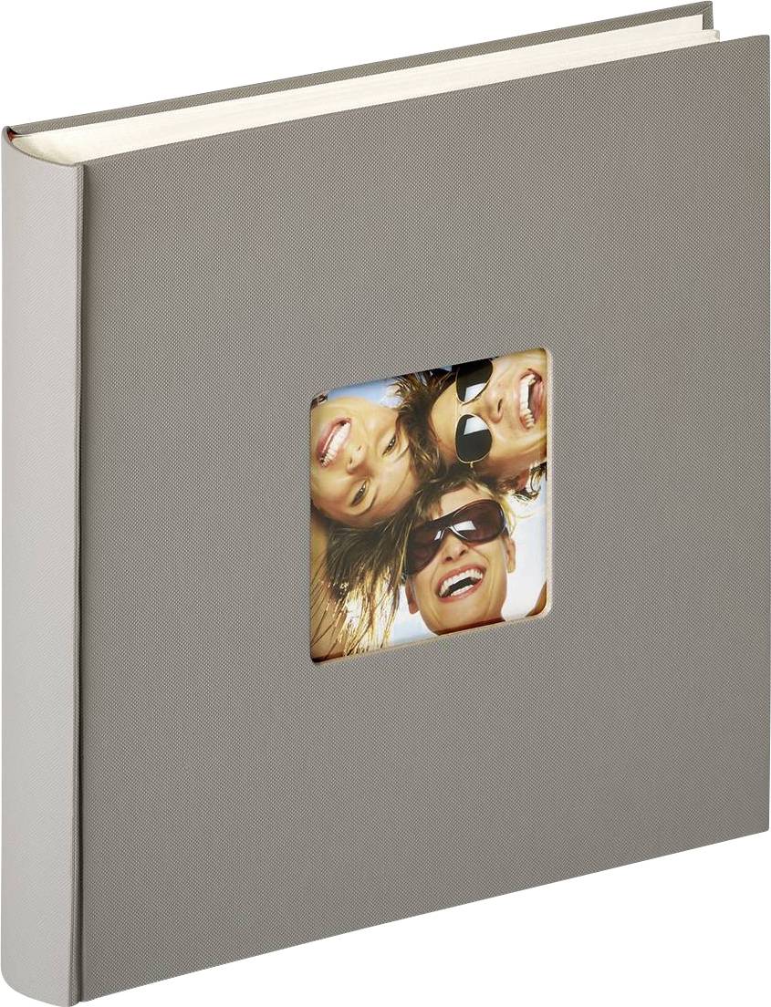 walther+ design FA-208-X Fotoalbum (b x h) 30 cm x 30 cm Grijs 100 bladzijden