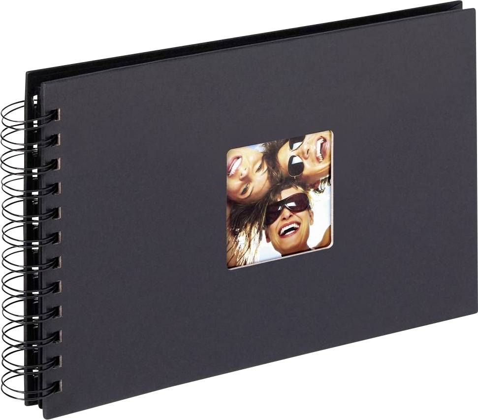 walther+ design SA-109-B Ringbandalbum (b x h) 25 cm x 17 cm Zwart 40 bladzijden
