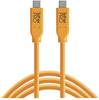 Tether Tools USB kabel USB 3.2 gen.1 USB-C® utikač, USB-C® utikač 4.60 m narančasta pozlaćeni kontakti CUC15-ORG