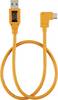 Tether Tools USB kabel USB 3.0 USB-A utikač, USB-C® utikač 0.50 m narančasta 90° nagnuto udesno TET-CUCRT02-ORG