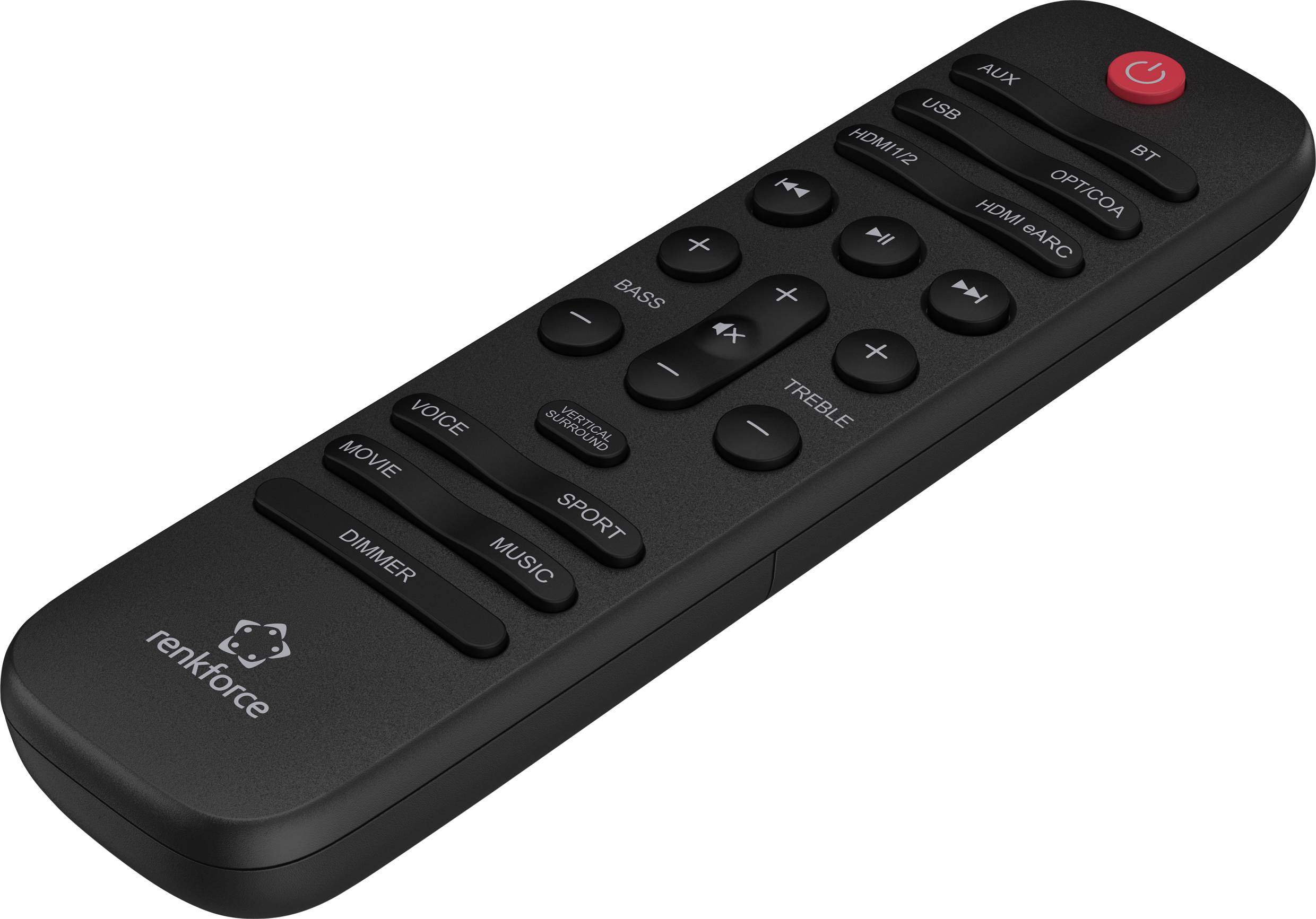 Renkforce RF-SB-301 Soundbar Dolby Atmos®, Bluetooth®, uklj. bežični subwoofer, USB-6