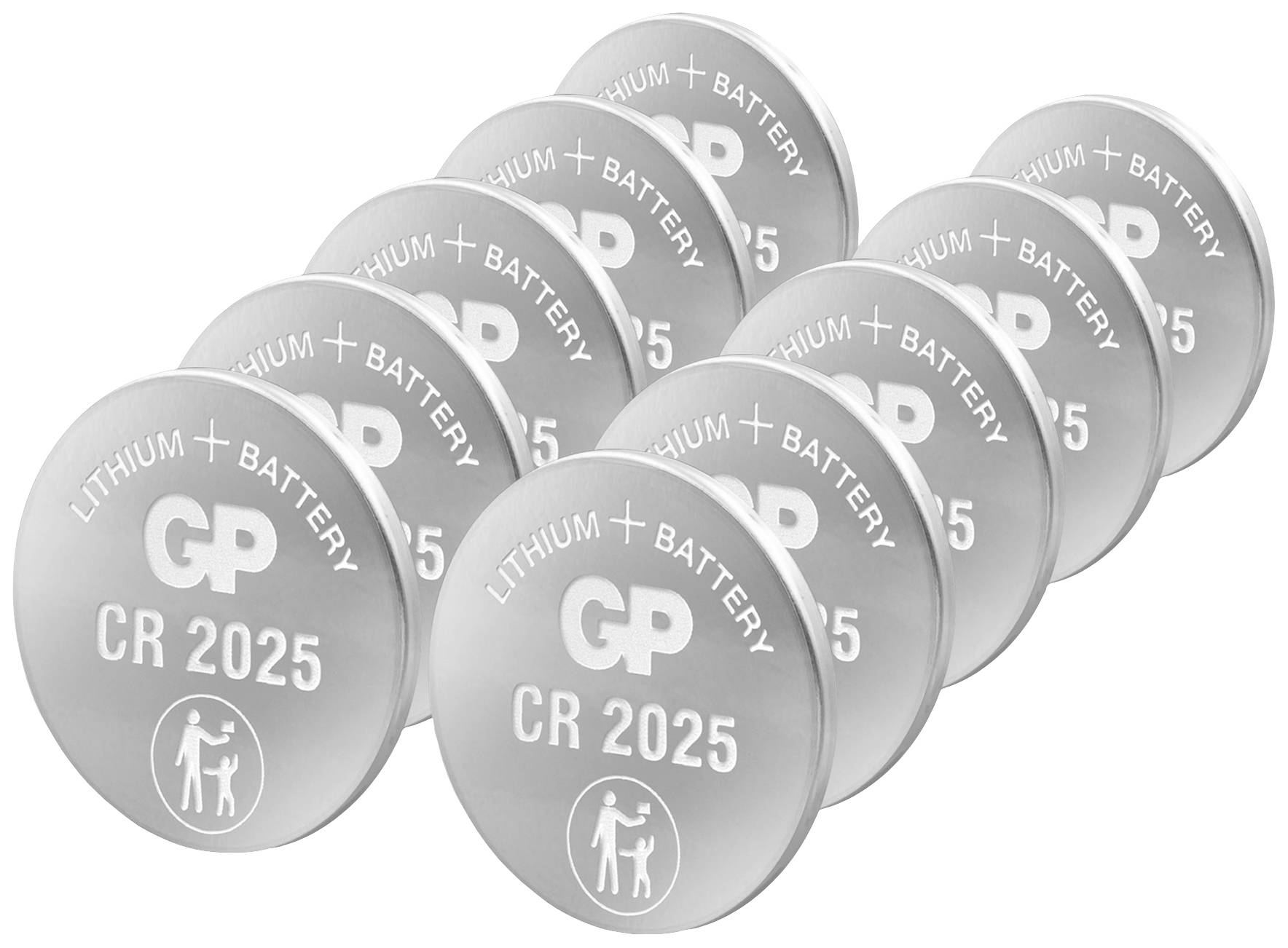 GP Knoopcel CR2025 3 V 10 stuk(s) Lithium GPCR2025STD955C10