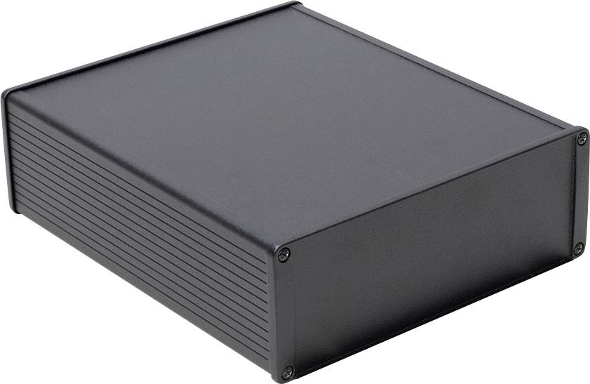 Hammond Electronics 1457U2201BK Universele behuizing 220 x 165 x 55 Aluminium Zwart 1 stuk(s)