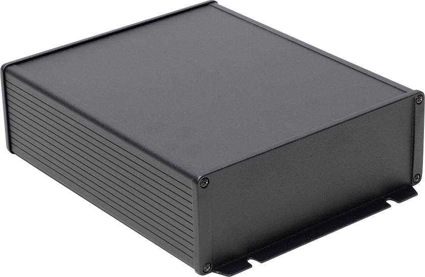 Hammond Electronics 1457U2202BK Universele behuizing 220 x 165 x 55 Aluminium Zwart 1 stuk(s)