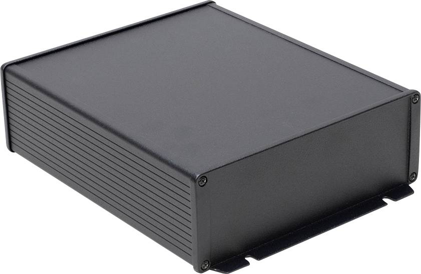 Hammond Electronics 1457U2202EBK Universele behuizing 220 x 165 x 55 Aluminium Zwart 1 stuk(s)