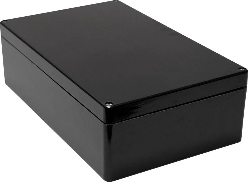 Hammond Electronics 1590ZGRP243BK Universele behuizing 420 x 120 x 250 Polyester Zwart 1 stuk(s)