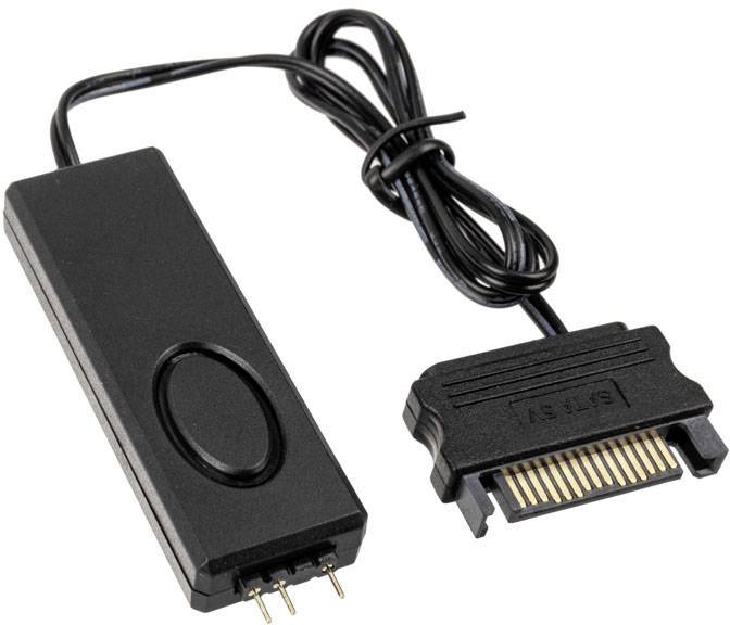 Jonsbo RC01 RGB-controller 60 mm Zwart