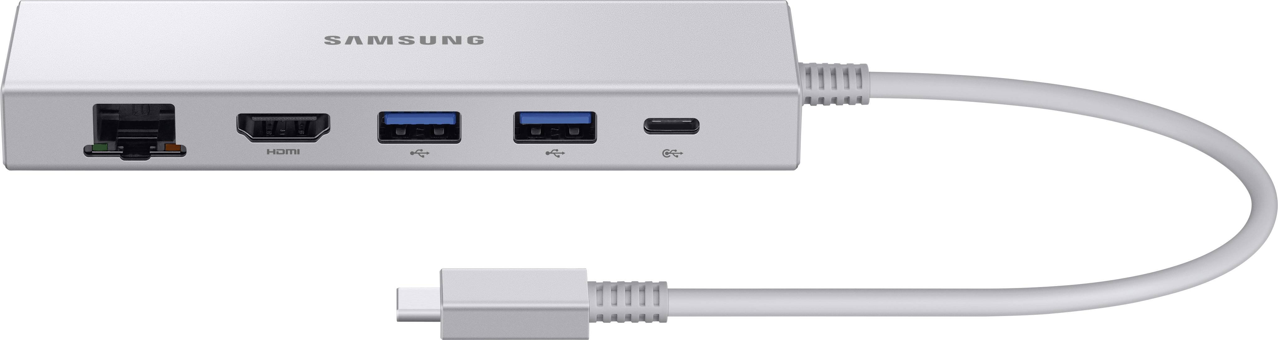 Vanjska stanica za povezivanje s LAN-, HDMI-, dva USB-A- i jednim USB-C-priključkom. Povezana USB-C kabelom. Idealna za proširenu povezivost.