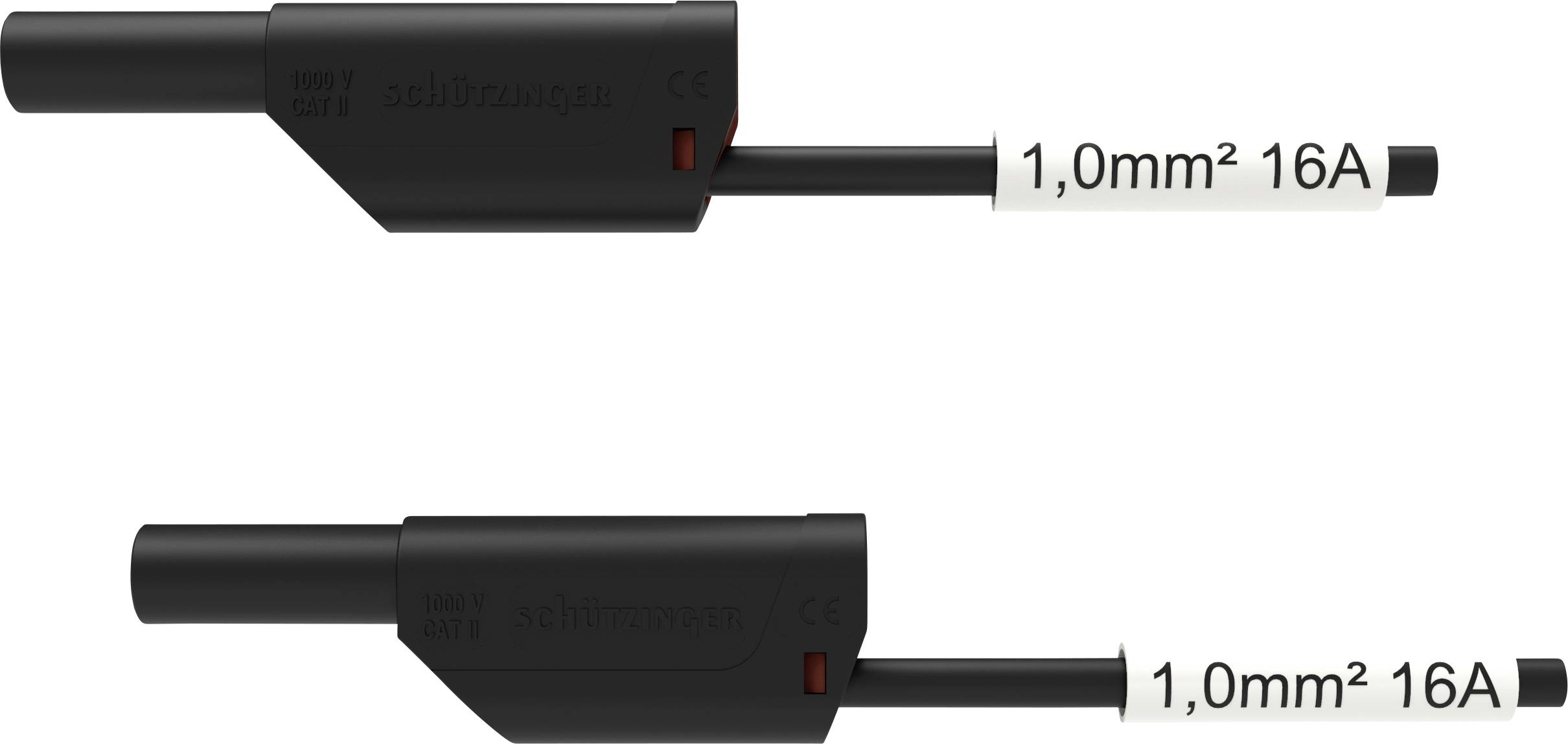 Schützinger VSFK 8500 / SIL1 / 200 / SW Veiligheidsmeetsnoer 4mm-stekker 4mm-stekker 200.00 cm Zwart 1 stuk(s)