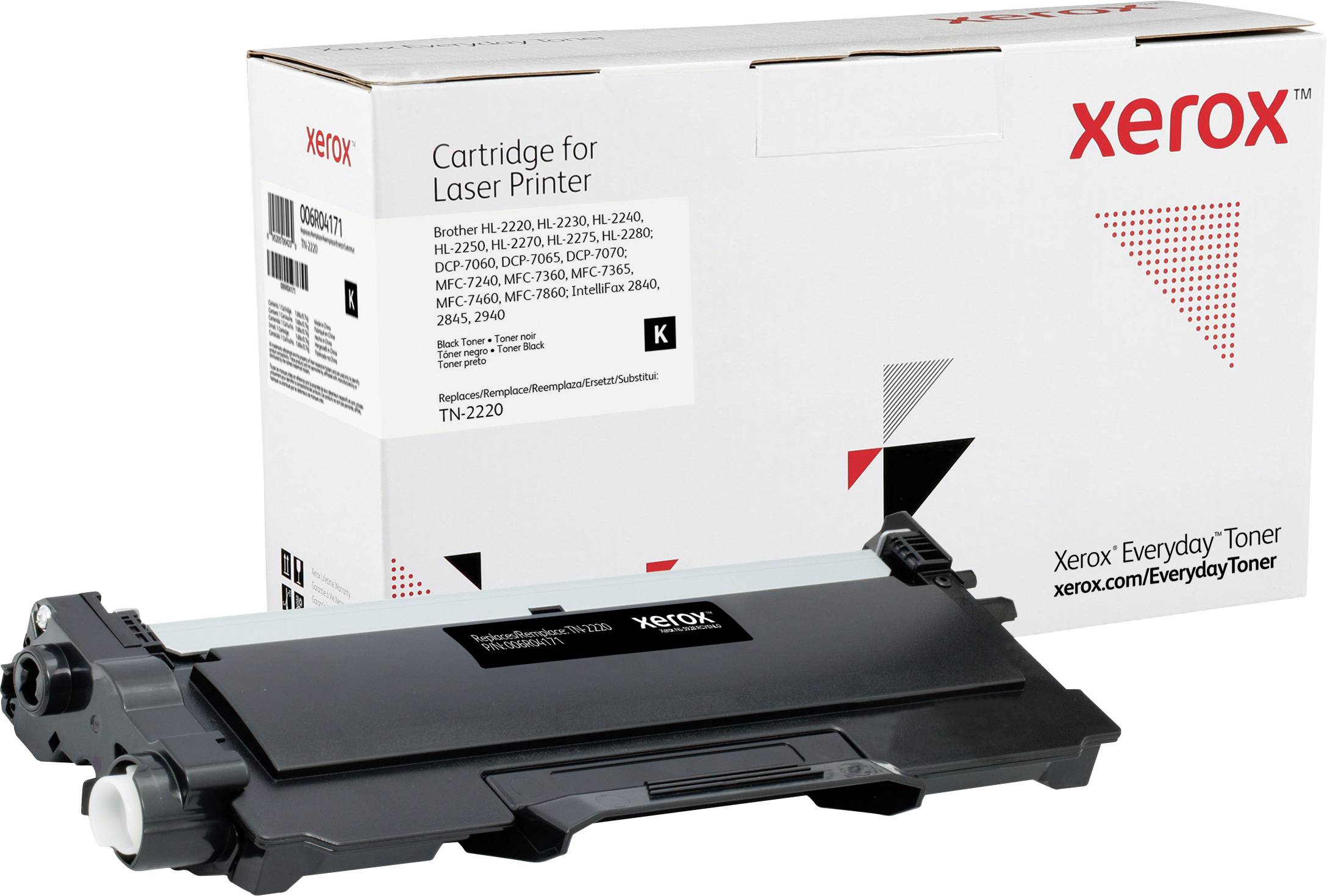 Xerox Toner vervangt Brother TN-2220 Compatibel Zwart 2600 bladzijden Everyday™ Toner 006R04171