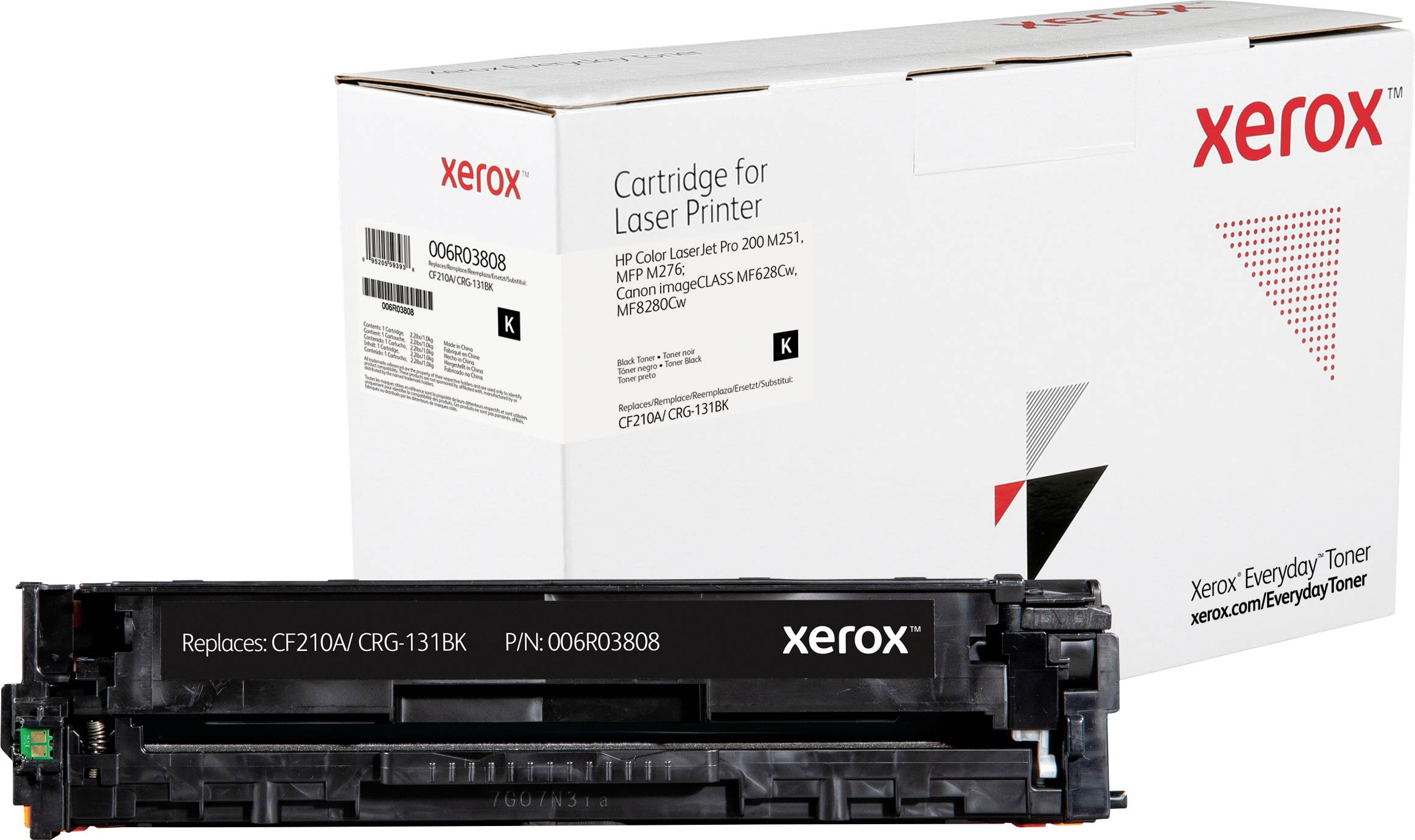 Xerox Toner vervangt Canon, HP 131A, CF210A, CRG-131BK Compatibel Zwart 1600 bladzijden Everyday™ Toner 006R03808