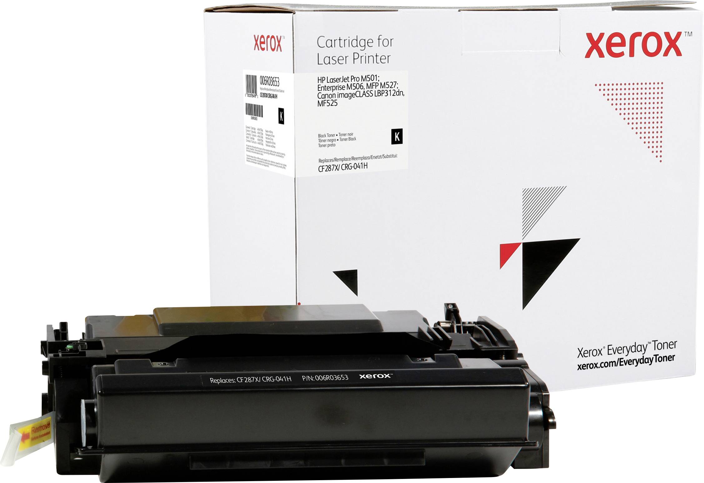 Xerox Toner vervangt Canon, HP 87X, CF287X, CRG-041H Compatibel Zwart 18000 bladzijden Everyday™ Toner 006R03653