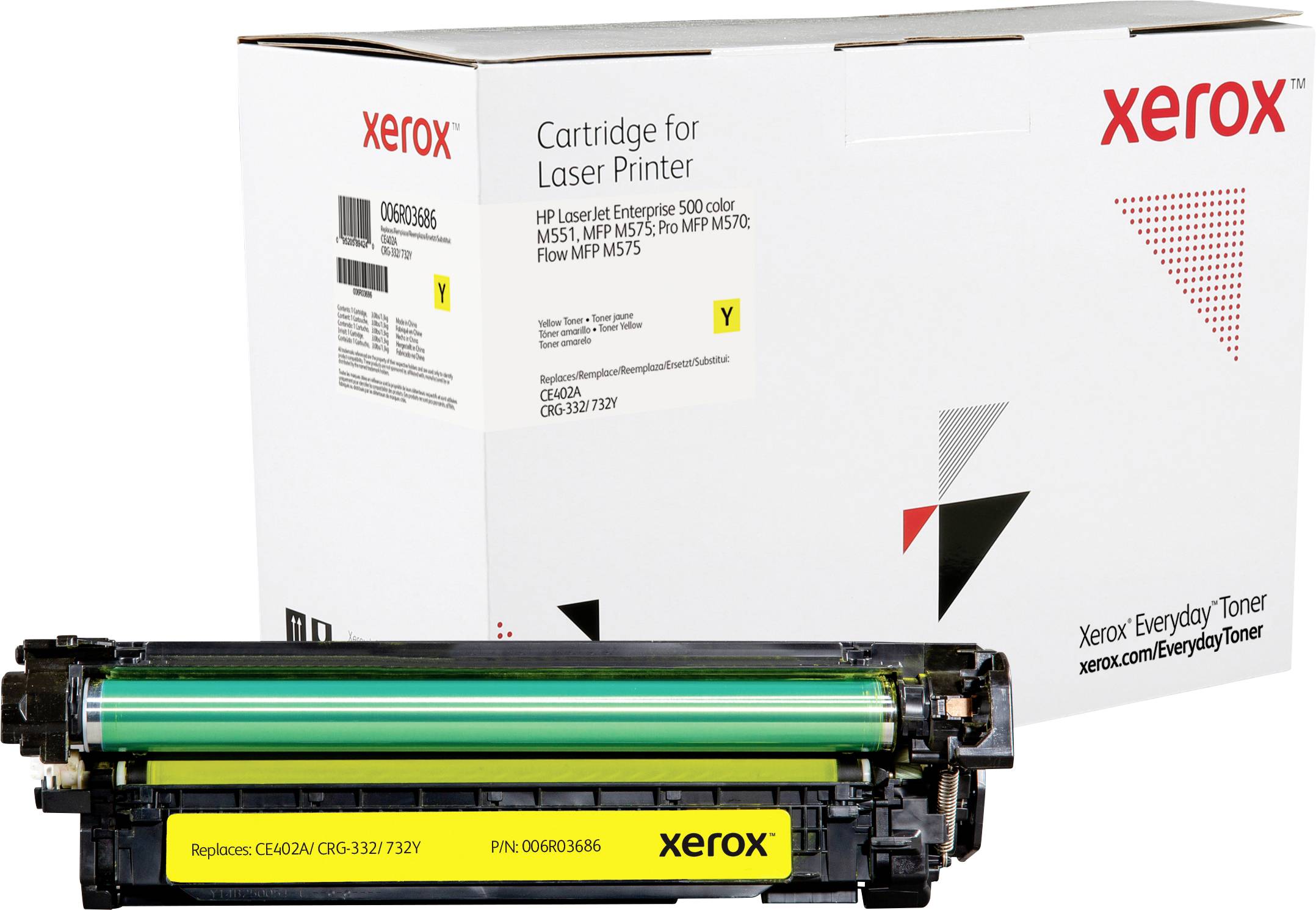 Xerox Toner vervangt HP 507A, CE402A Compatibel Geel 6000 bladzijden Everyday™ Toner 006R03686