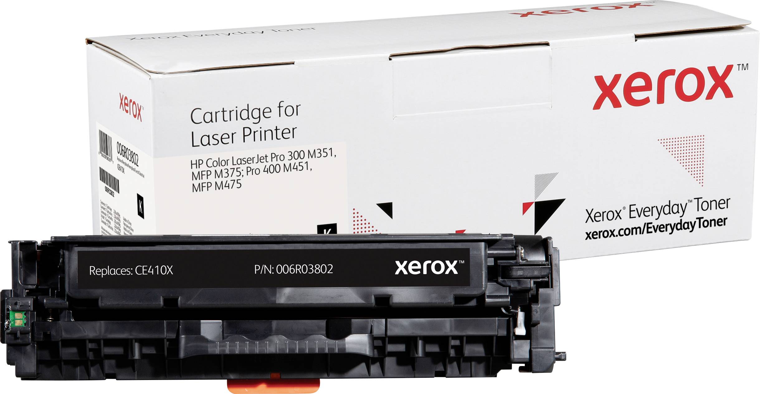 Xerox Toner vervangt HP 305X, CE410X Compatibel Zwart 4000 bladzijden Everyday™ Toner 006R03802