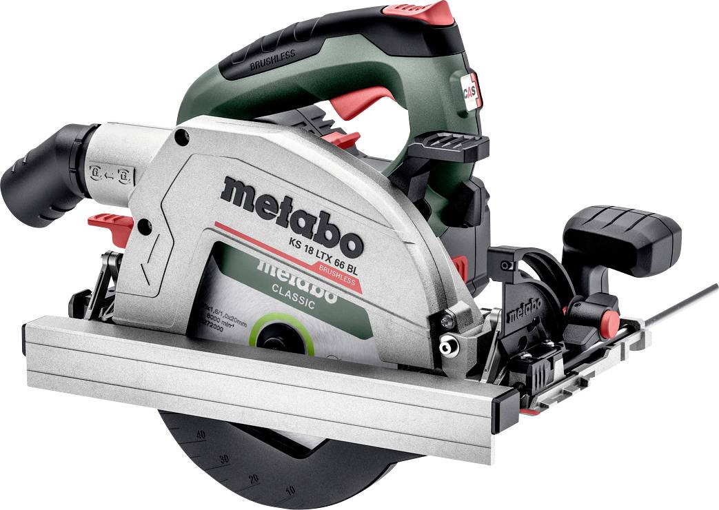 Metabo KS 18 LTX 66 BL Cirkels&aring;g batteridriven 165 mm exkl. batteri/laddare, inkl. v&auml;ska 18 V