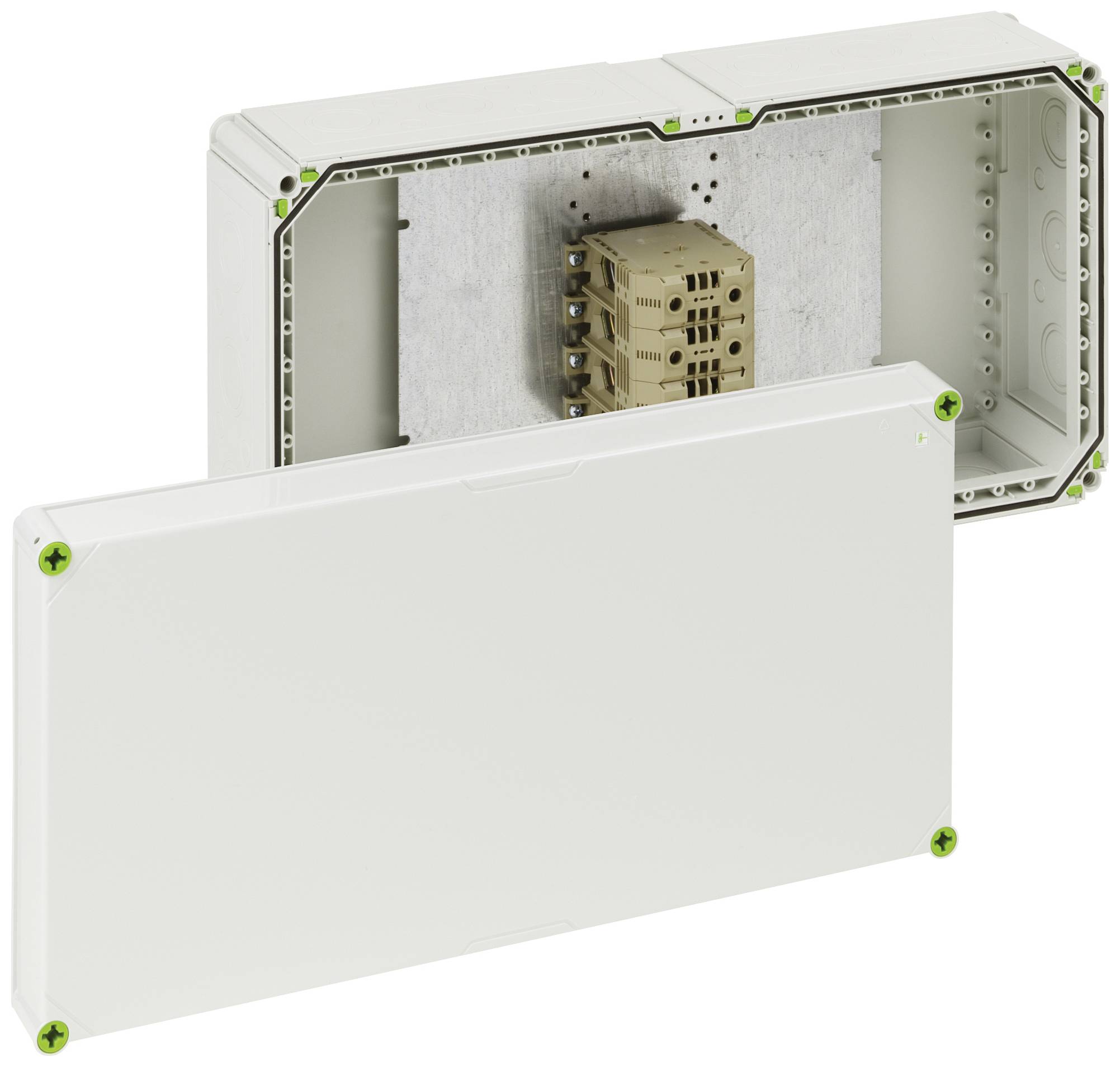 Spelsberg Abox-i 2400 DK-240q/4 Verbindingsdoos (l x b x h) 320 x 640 x 179 mm Grijs IP65 1 stuk(s)