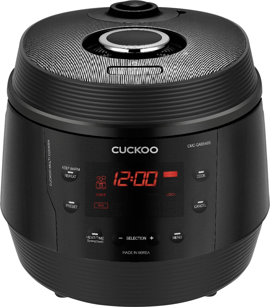 Cuckoo CMC-QAB549S Multicooker Zwart Met stoomkookfunctie