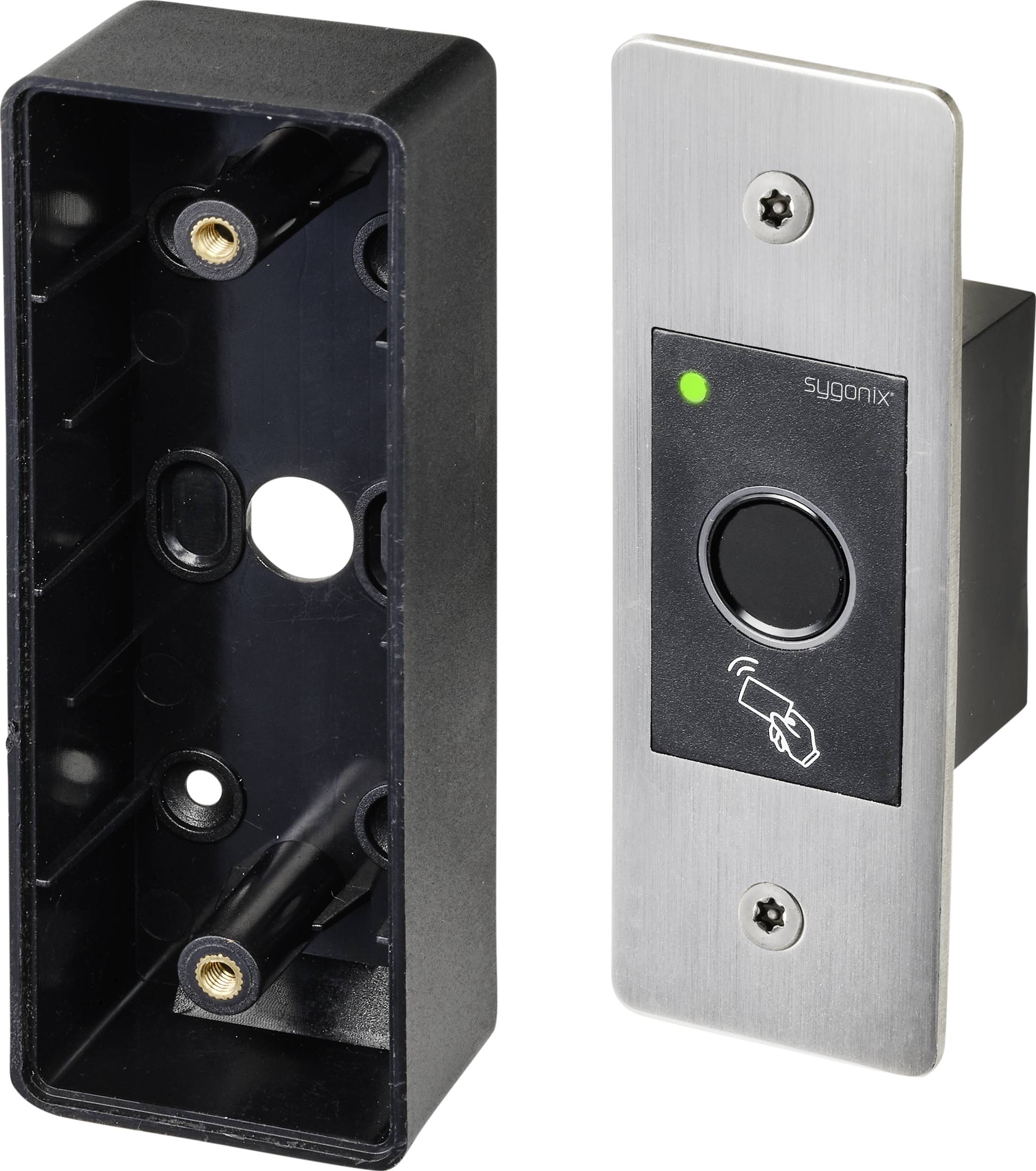 Sygonix SY-4760952 Toegangsysteem met vingerafdruk/RFID Inbouw (in muur) 12 V/DC, 18 V/DC IP66