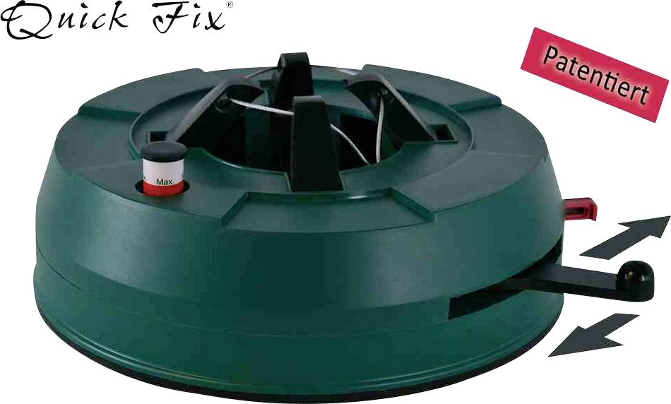 Okrugla, zelena glava za snježnu glavu naziva 'Quick Fix'. Glava je patentirana i pokazuje ručnu kuku sa strane.