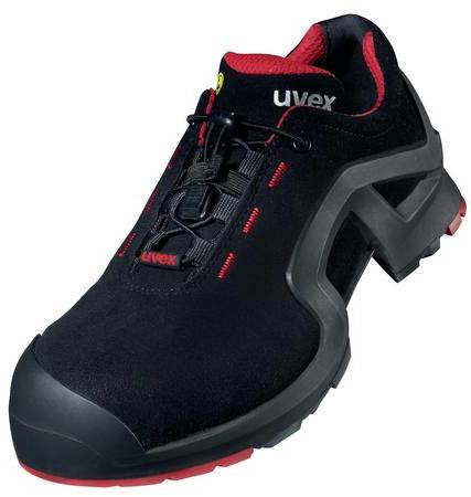 uvex 1 support 8516243 ESD S&auml;kerhetsl&aring;gskor S3 Skostorlek (EU): 43 R&ouml;d-svart 1 par