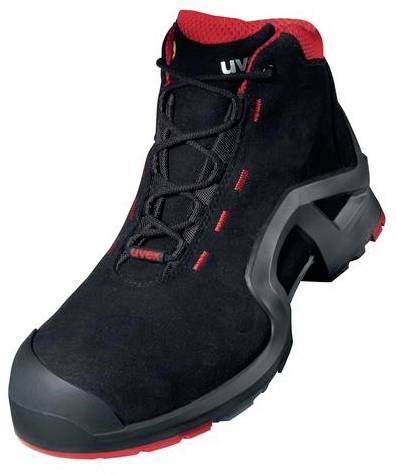 uvex 1 support 8517245 ESD S&auml;kerhetsst&ouml;vlar S3 Skostorlek (EU): 45 R&ouml;d/Svart 1 par