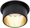 Paulmann 93378 LED ugradna svjetiljka LED LED fiksno ugrađena 6 W crna (mat), zlatna