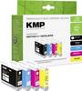 KMP tinta zamijenjen Brother LC-1000BK, LC-1000C, LC-1000M, LC-1000Y kompatibilan kombinirano pakiranje crna, cijan, purpurno crven, žut B75V 1035,4005